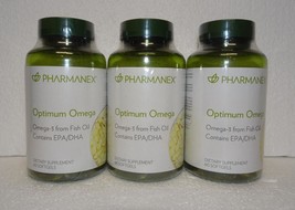 Three pack: Nu Skin Nuskin Pharmanex Optimum Omega Omega-3 60 Softgels S... - £47.08 GBP