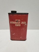 Vintage Wards Hydraulic Jack Fluid Oil Can Gas Oil 1 Pint Montgomery War... - £15.30 GBP