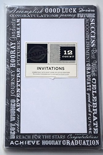 Graduation Invitations 12 ct - $8.70