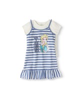 Disney&#39;s Frozen Girls Dress Poppy French Terry Dress W Shirt Large 10-12... - $257.35 MXN
