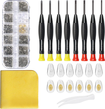 Eyeglass Repair Kit with Glasses Screws - Contains Magnetic Precision Screwdrive - £10.97 GBP