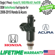 Single Genuine Flow Matched Honda Fuel Injector For 2006-15 Honda Civic ... - $37.61