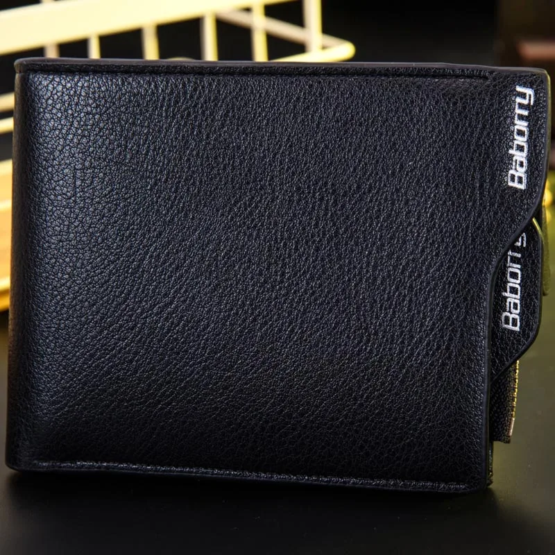  rfid protection men s leather wallet removable blocking card holder for man purse with thumb200