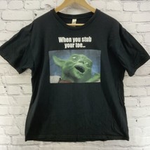 Tee Shirt Novelty Mens Sz L Meme When You Stub Your Toe - £8.99 GBP