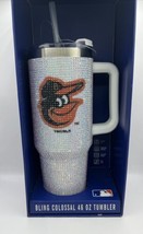 BALTIMORE ORIOLES Bling Colossal 46 Oz Tumbler MLB NEW - $46.95