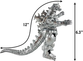 Cute Mechagodzilla Godzilla 2018 Movie Machine Dragon Silver Monster 7&quot; Figure - $27.15