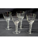 Vintage Twisted Stem 4&quot; Barware Aperitif Liqueur Glass UNKNOWN MAKER - S... - $452.02 MXN