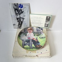 Our Children Our Future March of Dimes A TIME TO LAUGH Plate Abbie Williams 1990 - £14.29 GBP