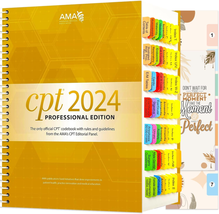 Tabs for CPT 2024 Professional Edition. Color-Coded and Laminated Tabs - $26.99