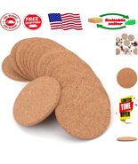 Cork Coaster Set - 20  3.9&quot; Round Coasters for Drinks &amp; DIY Customization - $420.73 MXN