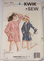  Vintage Kwik Sew Misses’ Cover Up Size S-XL #657 - £3.98 GBP