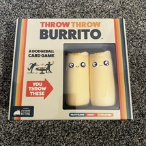 NEW Sealed EXPLODING KITTENS Throw Throw Burrito A Dodgeball Card Game - $18.99
