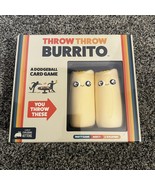 NEW Sealed EXPLODING KITTENS Throw Throw Burrito A Dodgeball Card Game - $349.48 MXN
