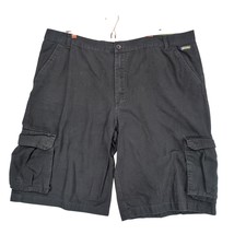 Akademiks Men&#39;s 46x13 Black Cotton Cargo Pants, Grunge Skater Baggy Stre... - $26.00