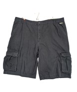 Akademiks Men&#39;s 46x13 Black Cotton Cargo Pants, Grunge Skater Baggy Stre... - $35.31 CAD