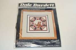 1985 Dale Burdett #CK231 Teddy Bear in Quilt 7 x 7 Counted Cross Stitch NOS - £7.90 GBP