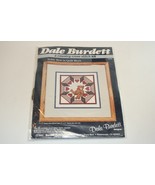 1985 Dale Burdett #CK231 Teddy Bear in Quilt 7 x 7 Counted Cross Stitch NOS - £7.73 GBP