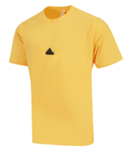 adidas Z.N.E. Tee Women's Running T-Shirts Sports Yellow AsiaFit NWT IR5238 - $44.91