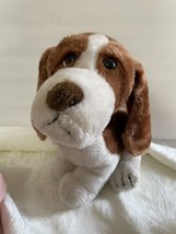 Vtg Rare Russ Berrie Basset Hound Plush Hound Stuffed Puppy Dog Pet Livingston - £19.80 GBP