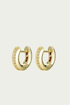 F+H Studios ion huggie hoop earrings for women - size One Size - $63.36