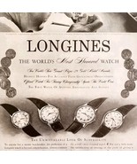 1958 Longines Wittnauer Watches Advertisement Jewelry Vintage Accessorie... - $552.67 MXN