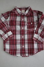 GYMBOREE Boy&#39;s Long Sleeve Button Front Shirt size 18-24M - £10.32 GBP