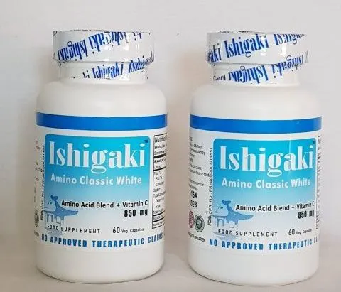 120 capsules Ishigaki Amino Classic White Amino Acid Blend Vitamin C 850mg - £132.61 GBP