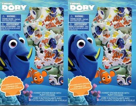 Disney Pixar Finding Dory - Includes Puffy Stickers 4 Sheet Sticker Book... - $12.86