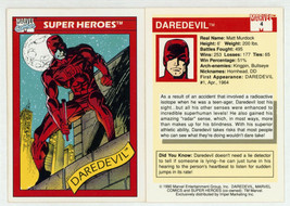 1990 Marvel Universe Series 1 Art Trading Card #4 ~ Daredevil - $6.92