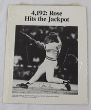 SEALED Pete Rose 4192 Hits Facsimile Signed 8x10 Photo Marvin Hecht Offi... - £19.77 GBP