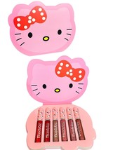 Siyiping x Hello Kitty 6-Piece Die Cut Matte Lip Gloss Box Set - New &amp; Sealed - £10.23 GBP