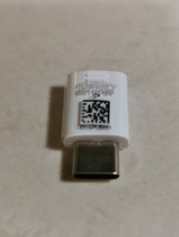 SAMSUNG MICRO USB TO TYPE C CONNECTOR WHITE GH98-40219A - £8.78 GBP
