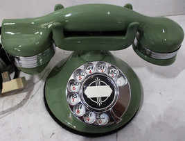 Automatic Electric Round Base Model #40 Circa 1929 Telephone (Mint Green) - £626.19 GBP