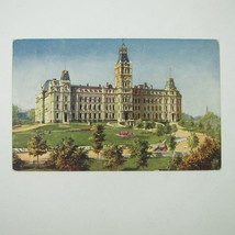 Postcard Quebec Canada Parliament Buildings Raphael Tuck &amp; Sons Oilette Antique - £7.89 GBP