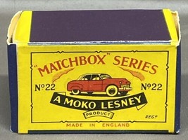 MATCHBOX LESNEY MOKO DIECAST 1-75 SERIES No 22a VAUXHALL CRESTA IN B BOX - £47.50 GBP