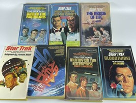 STAR TREK Lot Of 7 Paperbacks Including Book1 by James Blish IV Voyage Home VTG - £11.31 GBP