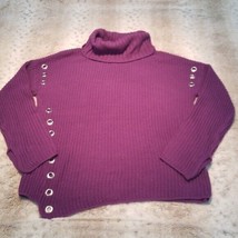 NY Collection Riveted Light Cable Knit Sweater - $21.00