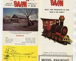 Choo Choo Barn Brochure Strasburg Pennsylvania  - $11.88