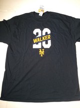 MLB Neil Walker New York Mets Black Promo T-Shirt Cotton Short Sleeve Mens XL - £9.80 GBP