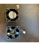 (2) SANYO DENKI 109P0405F302 FAN DC 5V .28A FINE ACE BRUSHLESS FAN JAPAN... - $13.64