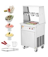 VEVOR Fried Ice Cream Roll Machine, 13.8&quot; x 13.8&quot; Square Stir-Fried Ice ... - $1,011.29 CAD