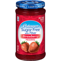 Polaner STRAWBERRY Sugar Free with Fiber Preserves 13.5 oz Jam Juice - $9.89