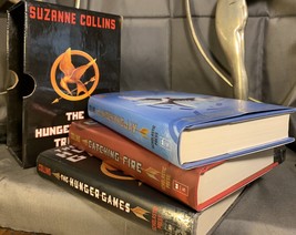 The Hunger Games Trilogy Boxed Set - Suzanne Collins - Hardbacks as new. - £32.90 GBP