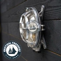Nautical Antique Marine ship Aluminum Passage-Way Deck Light Target Cage Design - £95.75 GBP