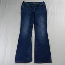 Maurices 10 Long Bootcut Dark Wash Stretch Denim Womens Jeans - $19.99