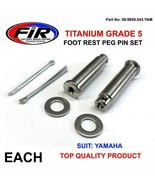 titanium cnc footpeg mounting pin clip set YAMAHA YZ WR WRF YZF 125 250 ... - $35.20