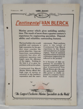 MOTOR BOATING BOAT REFERENCE ADVERTISING PAGES NAUTICAL CONTINENTAL ANTI... - $22.99