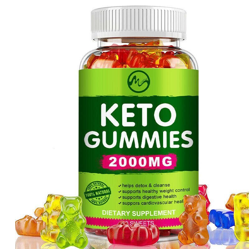 2000mg KetoBHB Gummies For Fat Burn ACV Weight Loss Detox Keto Diet Pills Gummy - $89.98