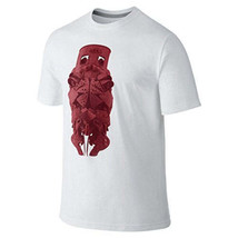 Jordan Mens Aj Vi Mask Tee Color:White/Red Size:XX-Large - £38.63 GBP