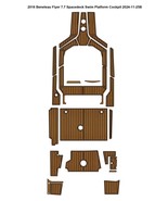 2016 Beneteau Flyer 7.7 Spacedeck Swim Platform Cockpit Boat EVA Teak Fl... - $999.00
